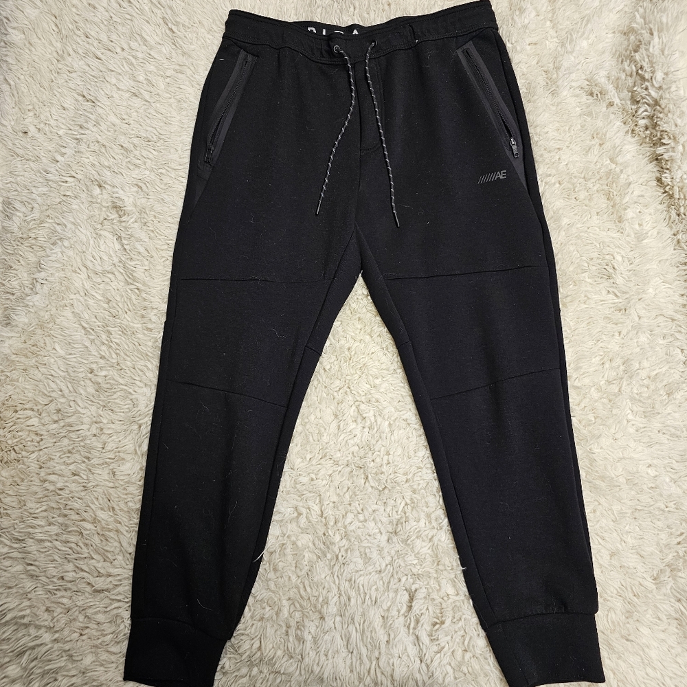 American Eagle Mens Black Joggers Large